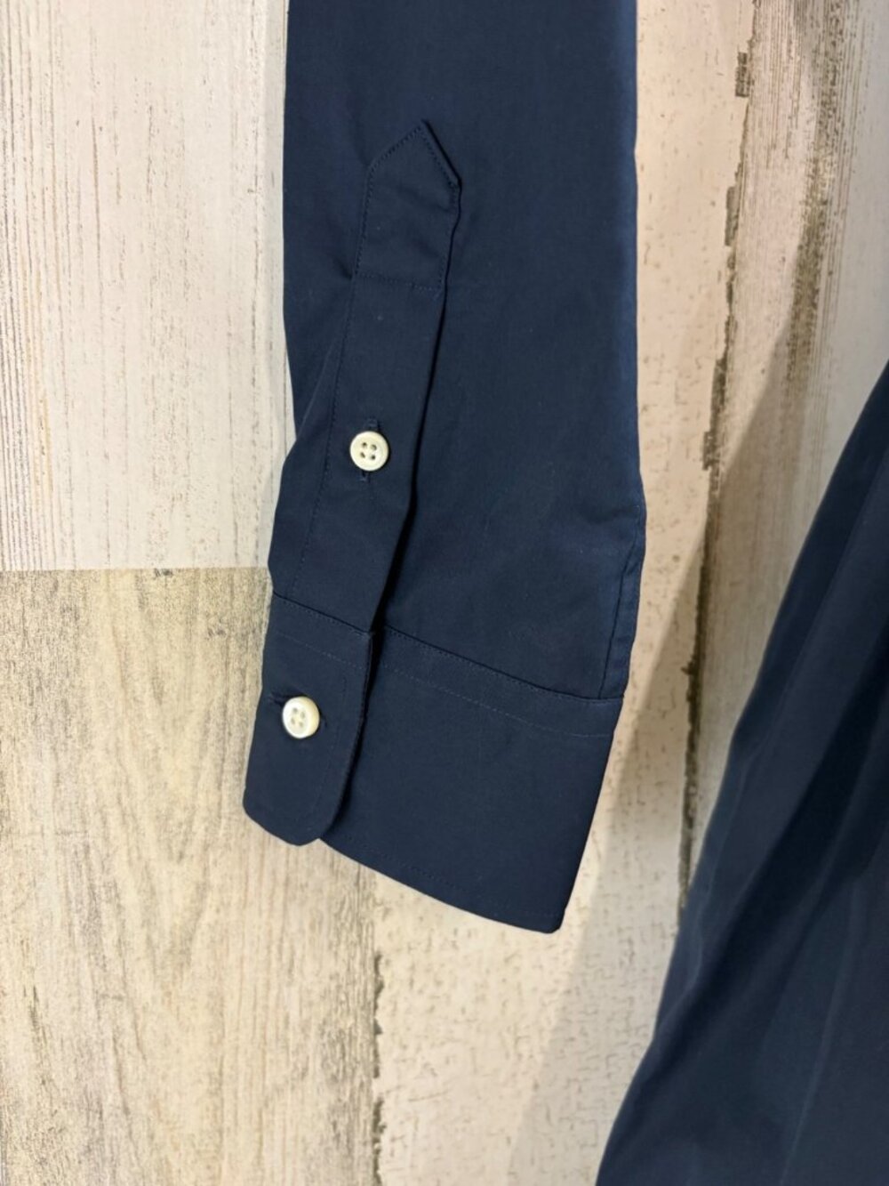 Ann Mashburn Sz XS Navy Blue Shirtwaist Dress NWOT - Picture 14 of 16